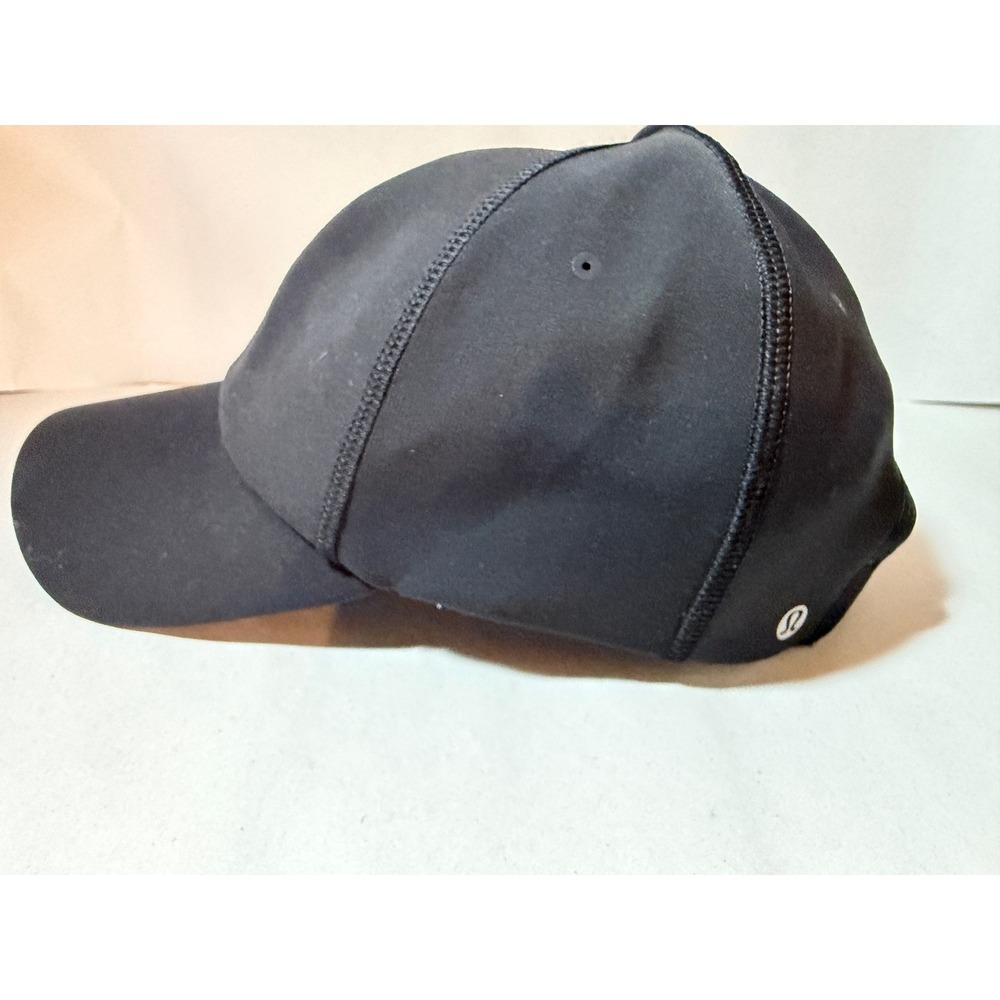 Lululemon Fast and Free Run Hat Black Adjustable Athletic Cap OS - Picture 3 of 6